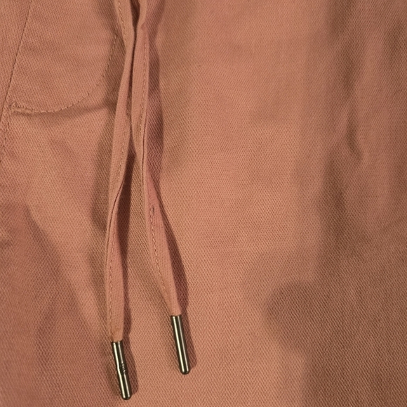 Gap Jogger Pants Women Blush XXL Elastic Waistband Pockets Tassles Athletic New - Picture 7 of 13